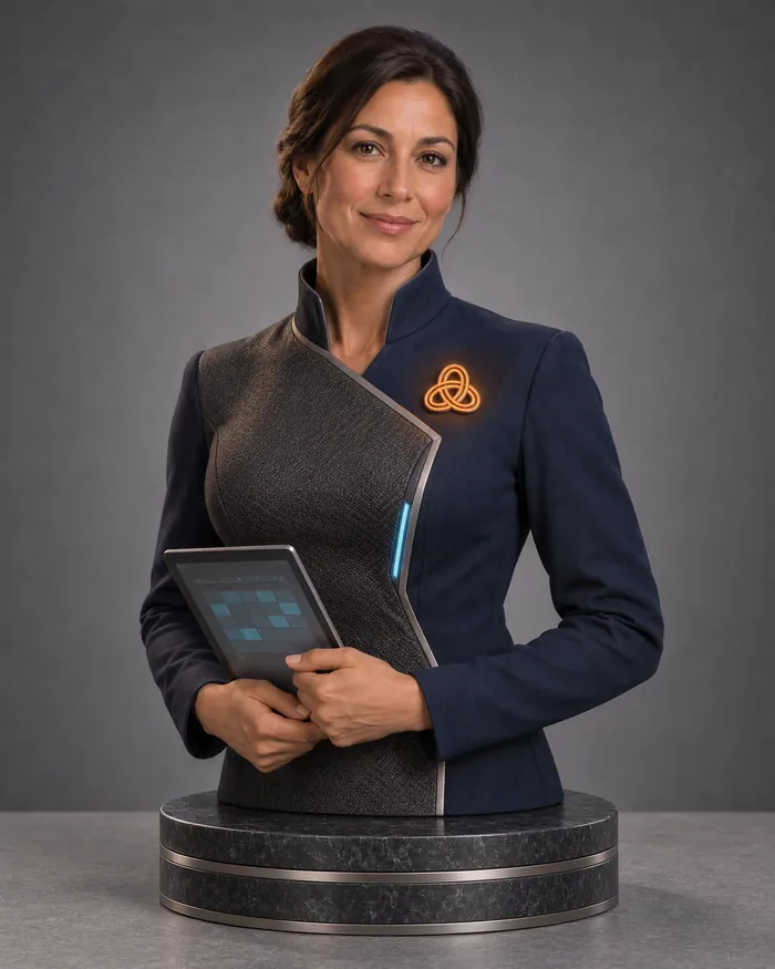 Crystal, the HeroForge AI Personal Assistant character